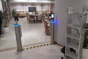 गति गेट्स कीमत डिजिटल चेहरा पहचान 7 इंच अभिगम नियंत्रण घूमने वाला दरवाज़ा फाटकों उच्च गति गेट घूमने वाला दरवाज़ा कीमत - Product Image 3