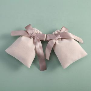 Bolsa de Almacenamiento de Joyería de Microfibra Rosa para Exportación de Fábrica de Navidad, Bolsa Personalizable con Logotipo Impreso, ¡Gran Venta! - Product Image 3