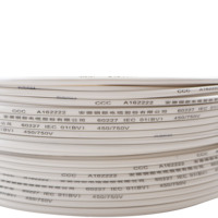 Cable de cobre con aislamiento de PVC Bv de 2.5 mm, cable eléctrico de cobre de 1.5 mm, cables eléctricos de 4 mm para cableado doméstico