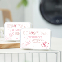 Feuilles de détergent à lessive pour sous-vêtements à dissolution rapide biodégradables Eco Strips