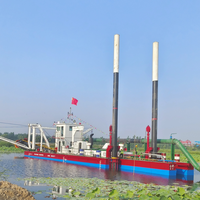 Mesin Kapal Keruk Hisap Hidrolik Tugas Berat 5000m3/jam dengan Sistem Pipa untuk Proyek Pengerukan Sungai