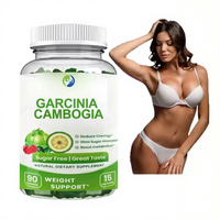 Ausreson OEM Extrait de Garcinia Cambogia Gommes Minceur Suppléments Herbales Gestion du Poids Brûleur de Graisse Gommes Garcinia Cambogia
