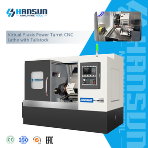 HTX700-8VY High Quality <b>Single</b> Spindle Horizontal CNC Slant Bed Lathe Machine with Y-axis Tailstock SYNETC SIEMENS - Product Image 1