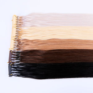 定制不同颜色高端12A级人发延伸厂家批发6d发延伸沙龙 - Product Image 5