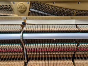 Piano vertical K48 K. de 88 teclas contrapesadas, estilo clásico negro, tapete de sonido de madera maciza, instrumentos de teclado para montar en el suelo - Product Image 3