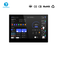 Boîtier en aluminium de luxe, écran IPS de 10,1 pouces, panneau de commande interactif intelligent, Wi-Fi activé, tablette murale avec alimentation PoE