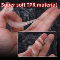 ORJD OEM 4cm 6cm 8cm 10cm 12cm TPR appât souple pagaie queue nageur leurre appâts artificiels Wobblers brochet bar leurre de pêche
