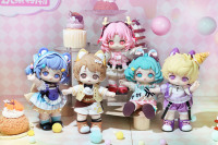 Anpassbare PVC Hani Blind Box BJD Action figur Harz Vinyl Cartoon BJD Puppe mit beweglichen Verbindungen Kunststoff Spielzeug Zubehör