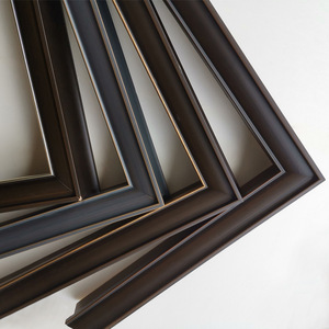 Solid Wood Molded Picture <b>Frame</b> 93452 Series Rectangular <b>Wall</b> Trim Modern Minimalist Chinese Style Wooden <b>Frame</b> Indoor Use - Product Image 1