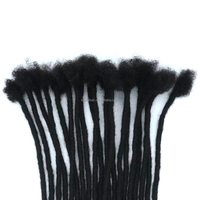 Estensioni Dreadlock Istantanee KAMA 100% Capelli Umani, Fatte a Mano all'Uncinetto, 0.4cm 0.6cm 0.8cm, per Rivenditori