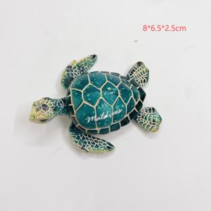 Bán Buôn Hải Lý Biển Biển Biển Đồ Trang Trí Nhựa Rùa Biển Cá Mập Cá Heo Lưu Niệm Bức Tượng Nhỏ Nam Châm Tủ Lạnh - Product Image 3
