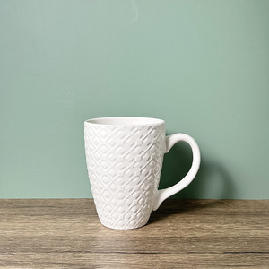 Zibo Ceramic <b>Mug</b> 301-400ml Matte White With Gift Box For Presents - Product Image 1