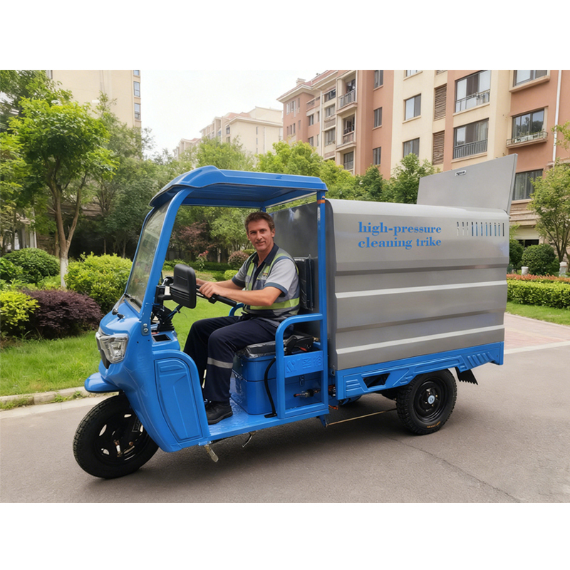 Electric Pressure Washer Tricycle for Garbage