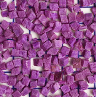 Paarse zoete aardappel gevriesdroogd 0 suikerblokjes voor ingrediënt/bakkerij/snack FD fruit op maat gemaakt maaltijdvervanger