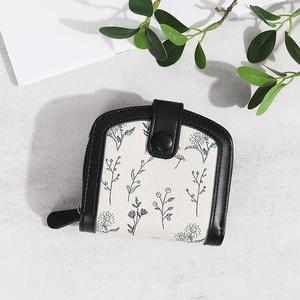 Wholesale Custom Printed Women Coin <b>Purse</b> New Design Cute Card Holder Ultra-Thin Wallet High Quality PU Multi-card Zipper Wallet - Product Image 3