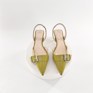 Sandali da Donna alla Moda con Tacco Basso, <span class=keywords><strong>Sexy</strong></span> <span class=keywords><strong>Tacchi</strong></span> a <span class=keywords><strong>Spillo</strong></span>, Taglie 35-40, Chiusura Slip-On, Traspiranti e Trendy per Estate e Autunno - Product Image 3