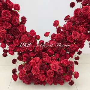 2024 fournitures de décoration de mariage mariage en forme de coeur fleur arc de mariage - Product Image 5