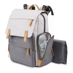 Sac à langer portable pliable pour maman et bébé, avec station de change, lit et port USB - Échantillon gratuit - Product Image 1