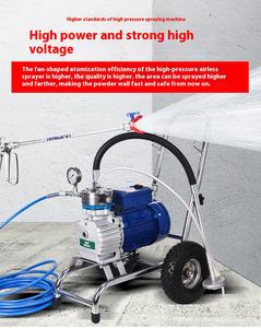 <span class=keywords><strong>Pistolet</strong></span> à air sans air électrique haute pression entièrement automatique <span class=keywords><strong>Peinture</strong></span> au latex domestique <span class=keywords><strong>pour</strong></span> murs intérieurs et extérieurs DIY professionnel - Product Image 2