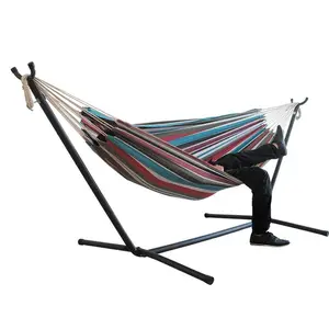 Manufacturer Free Samples LOW MOQ Fast Delivery Custom Macrame Hammock With Stand