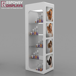 Trưng bày trang điểm độc lập với dải sáng và không gian tác phẩm nghệ thuật quảng cáo hiệu quả cho mỹ phẩm trong các cửa hàng - Product Image 2