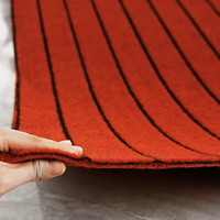 Jacquard-Teppichrolle Flauschiger Teppich für Wohnzimmer und Schlafzimmer Rutschfest Waschbar Bodendekoration mit Elegantem Muster