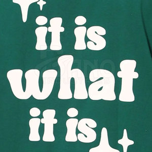 เสื้อยืดพิมพ์ลายพัฟสีพื้นน้ำหนักเบาทำจากผ้าฝ้าย/เส้นใยไม้ไผ่ - Product Image 4