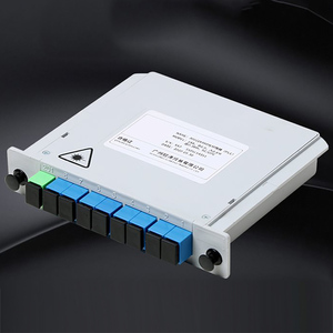SC UPC Fiber Optic PLC Splitter 1x8 Card-type Fast Installation Singlemode ABS <b>Box</b> High Precision 5G SDK POE - Product Image 3