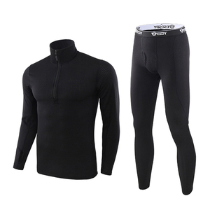 Ropa Interior Térmica Deportiva para Invierno DF ESDY 154, Ropa de Ciclismo para Hombre, Transpirable, de Forro Polar a Cuadros, para Esquí - Product Image 1