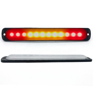12 đèn <span class=keywords><strong>LED</strong></span> nhấp nháy khẩn cấp màu cam nhấp nháy ánh sáng đèn hiệu màu vàng hổ phách cảnh báo ánh sáng 12V 24V stroboscopes cho tự động DRL - Product Image 1