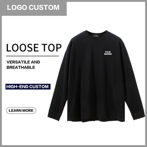 Autunno O collo <span class=keywords><strong>manica</strong></span> <span class=keywords><strong>lunga</strong></span> Soild Color Streetwear Casual <span class=keywords><strong>uomo</strong></span> <span class=keywords><strong>manica</strong></span> <span class=keywords><strong>lunga</strong></span> Plus Size T-Shirt da <span class=keywords><strong>uomo</strong></span> maglietta vuota - Product Image 6