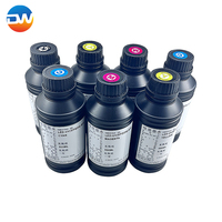 Encre UV de haute qualité, dure et souple, couleurs CMYKW pour têtes d'impression XP600 TX800 Dx5 Dx7, 500 ml d'encre UV