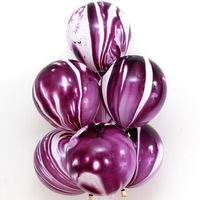 12 pouces 2.8g Agate Latex boule épaissie coloré nuage ballon noël mariage et fête d'anniversaire Festival décoration