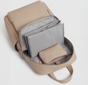Manufacture Customized Mommy Bags Vegan Leather <strong>Baby</strong> Nappy Diaper Bag Waterproof PU Leather Changing Bag <strong>Rucksack</strong> - Product Image 2