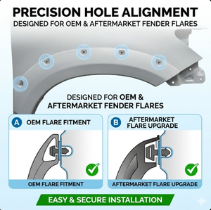 Guardabarros Delanteros Izquierdo y Derecho (Con Orificio, Con Pasacables) Repuesto Directo de Carrocería 2012 para Toyota Hilux <span class=keywords><strong>Vigo</strong></span> Pickup - Product Image 4