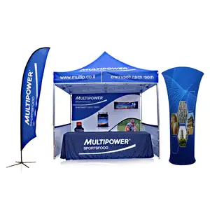 Camping Outdoor Events Hotel Auto Show Clip Canvas Pole Frame 3x3 Pop Up Tent