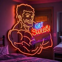 Letrero LED de Neón USB Personalizable, Diseño de Mujer Sexy, Decoración de Pared de Acrílico Transparente para Oficina o Fiesta de Cumpleaños, Luces de Neón
