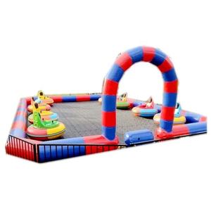 Piste de course gonflable pour voitures tamponneuses, piste d'obstacles, piste de course de karting gonflable pour <span class=keywords><strong>location</strong></span> de fête, intérieur et extérieur, OEM - Product Image 1