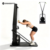 Simulateur de ski fitness Hyrox Sled, équipement Hyrox, résistance à l'air pour entraînement aérobie, équipement de gym en acier premium