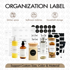 Customized Vinyl Glass Jar Spice <strong>Labels</strong> Minimalist Sticker Rectangle Spice Jar <strong>Label</strong> Seasoning Spice <strong>Kitchen</strong> Pantry <strong>Label</strong> - Product Image 5