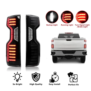 OVOVS – feu arrière Led Direct d'usine pour <span class=keywords><strong>Chevrolet</strong></span> <span class=keywords><strong>Silverado</strong></span> 1500 2500 <span class=keywords><strong>3500</strong></span> 2019 2020 2021 <span class=keywords><strong>2022</strong></span> - Product Image 3