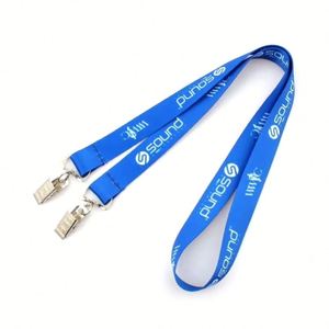 Lanières en polyester colorées personnalisées avec mousqueton, idéales pour les cartes d'entreprise et d'identité - Product Image 5
