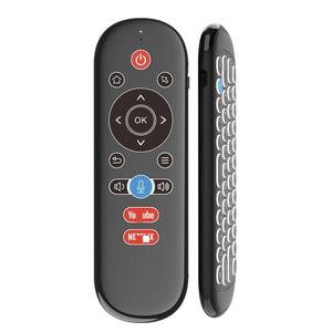 2,4G W1 PLUS Air <span class=keywords><strong>Mouse</strong></span> Smart Anti-Loss Voice <span class=keywords><strong>Keyboard</strong></span> <span class=keywords><strong>Mouse</strong></span> Aprendizaje por infrarrojos Control remoto Uso para TV Set Top Box - Product Image 1