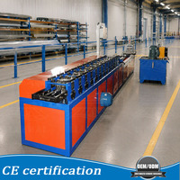 Ligne de production de panneaux de portes à enroulement en acier entièrement automatique Lian Nai pour portes à enroulement à froid