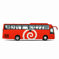 Bus touristique TENGLONG de 12 mètres, moteur diesel Euro III Cummins, moteur arrière, avec salle de bain