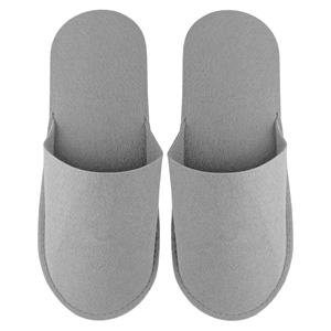 RPET Filz Schlafhausschuhe Hotel Reise Perfekt Tragbar SL001 Werbegeschenke Individuelles Logo Filz-Schlafhausschuhe auf Lager - Product Image 2