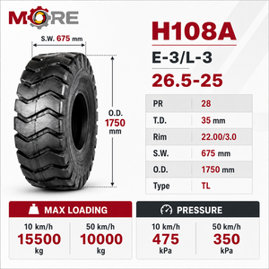 ยาง OTR ขนาด 26.5-25 รุ่น E3/L3 H108A 28PR สำหรับรถขนส่งงานเหมืองบนพื้นดินและอุปกรณ์ก่อสร้าง - Product Image 3