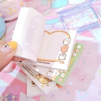 Útiles escolares de alta calidad al por mayor Kawaii Cute Cartoon Printing Cute Memopad para el plan diario