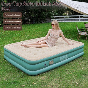 Colchón de Aire Inflable Automático de Lujo para Acampar, para <span class=keywords><strong>2</strong></span> Personas, con Bomba Integrada, Colchón Grueso - Product Image 4