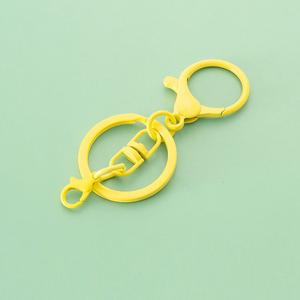 Ventes directes du fabricant Porte-clés en métal peint coloré Porte-clés pendentif pour bijoux de bricolage - Product Image 4